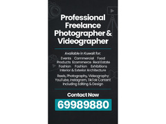 Freelance Photographer Videographer  69989880
