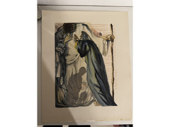 (Bid)Original Salvador Dali signed etching