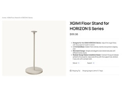 XGIMI Horizon S Max 4K Laser Projector + Free XGIMI stand