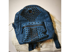 MCM Studded Swarovski Leather Backpack