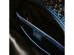 MCM Studded Swarovski Leather Backpack