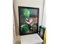 My hero academia 3 picture frame 77H x 56W cm