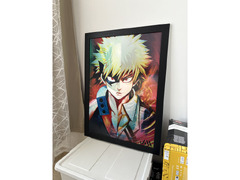 My hero academia 3 picture frame 77H x 56W cm