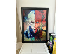 My hero academia 3 picture frame 77H x 56W cm