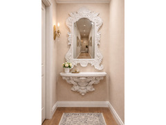 Luxury Baroque Mirror with console set