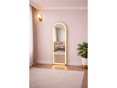 LED Lights along Wall Mirror with touch on/off sensor