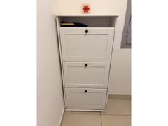 Ikea shoe rack, console table and step stool