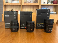 3 Panasonic LUMIX Lecia Lenses