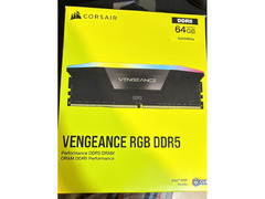 Corsair Vengeance RGB DDR5 RAM – 64GB (2x32GB) 6400MHz