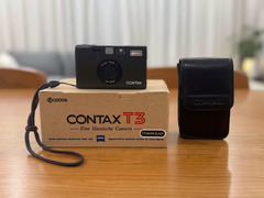 Contax T3 Double Teeth Titanium Black 35mm Film Camera - Top Mint Boxed