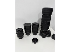 Sony A7R IV and 5 Lens Full Set